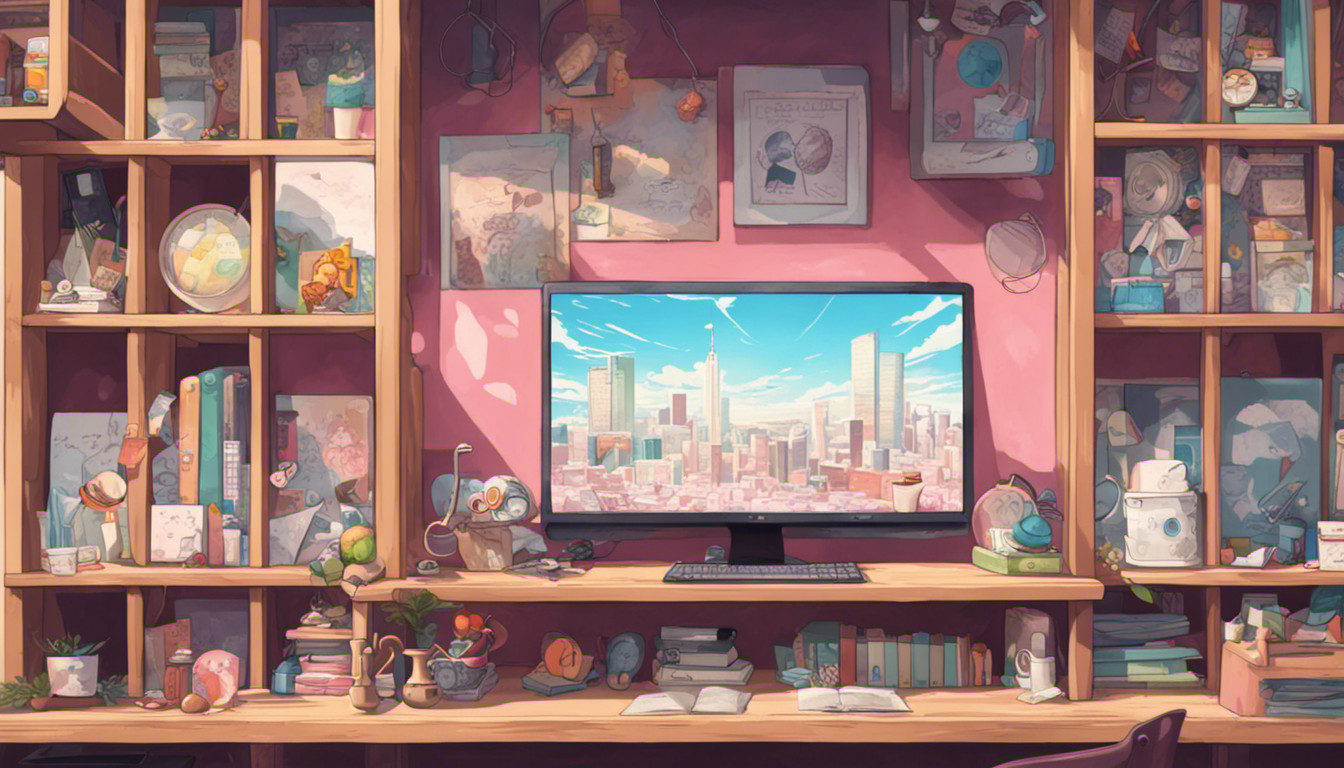 Cute shelf for desktop apps