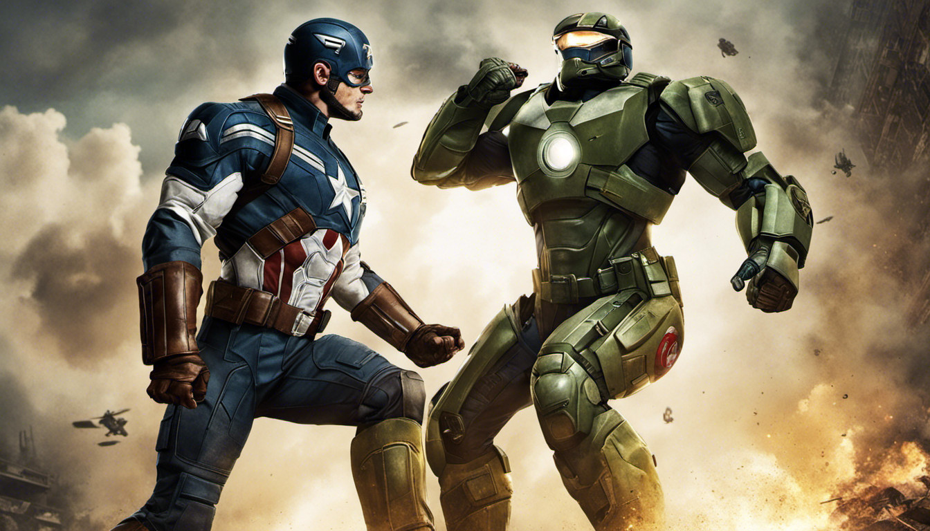 Captain america vs master chief