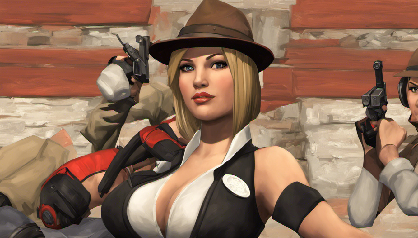 alexis texas playing team fortress 2