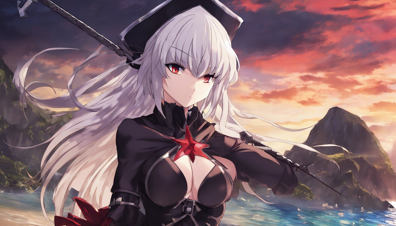 Jeanne d'Arc (Alter) bikini anime fate