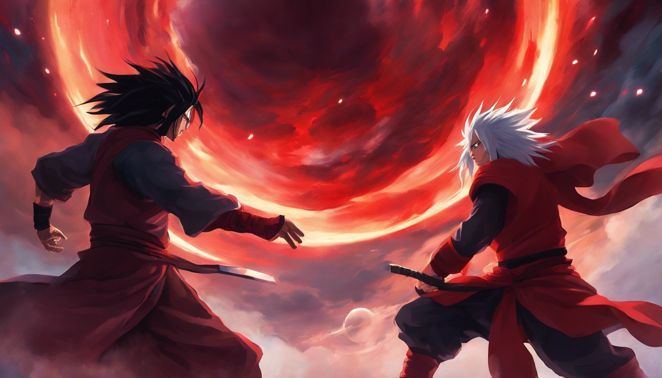 Madara uchiha vs might guy