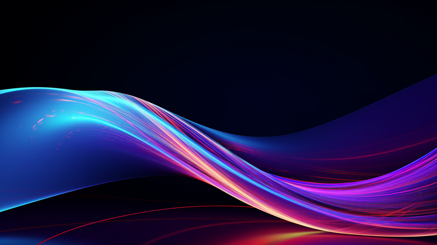 an animated purple back round with blue cyan red and purple line coming down diagnoly slowly