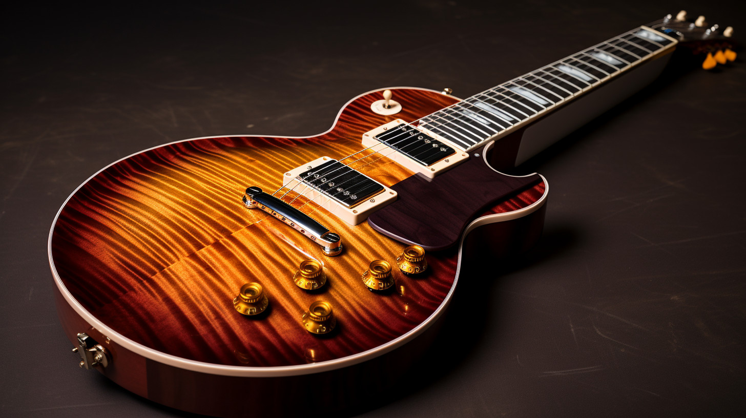 Gibson Les Paul supreme, flamed maple, highly detailed 