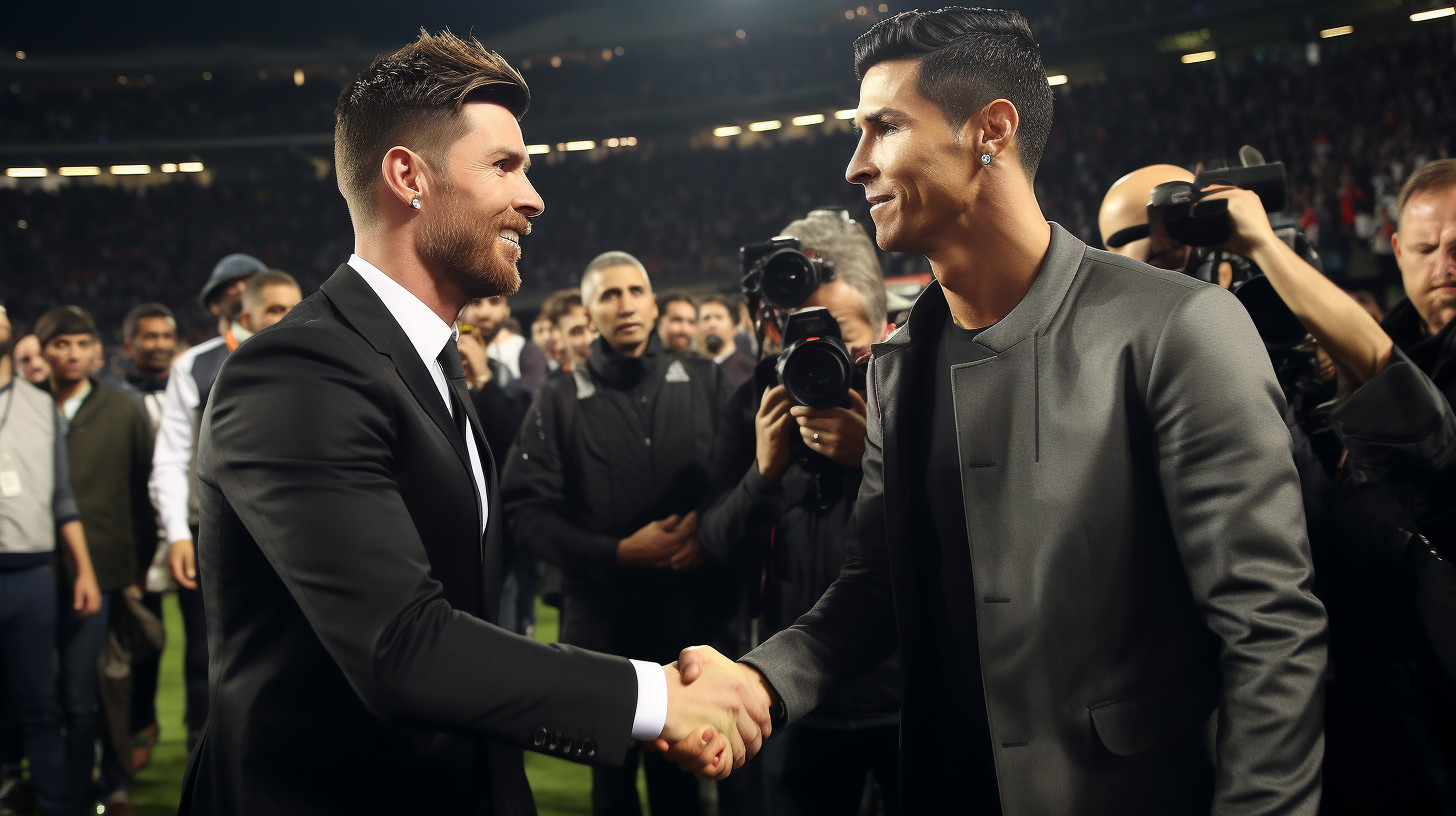 Cristiano Ronaldo made a boxing match with Lionel Messi
