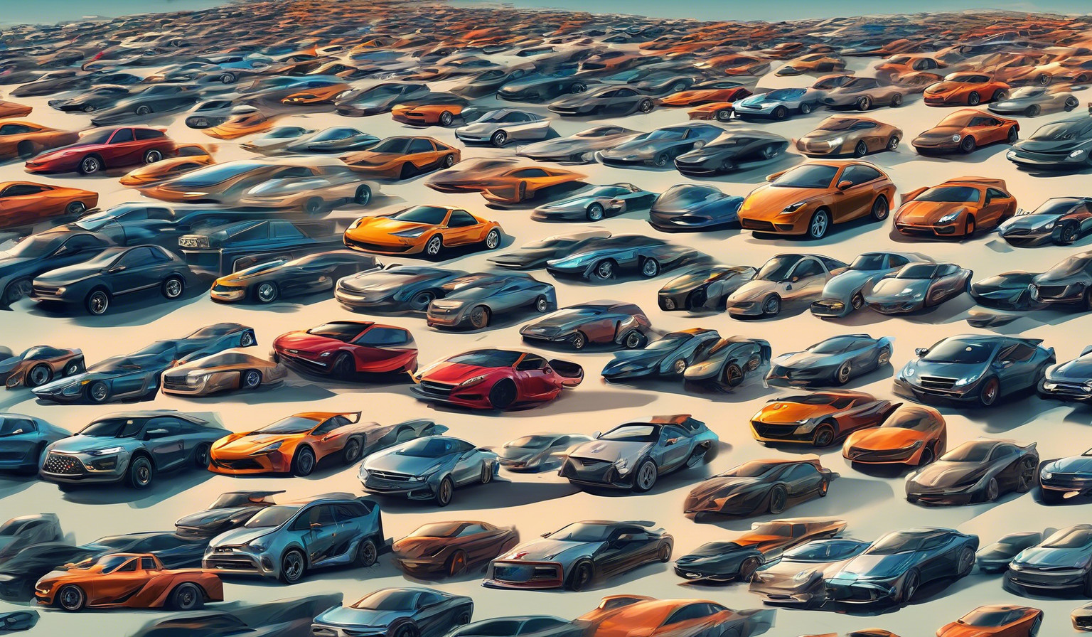 A lot of cars