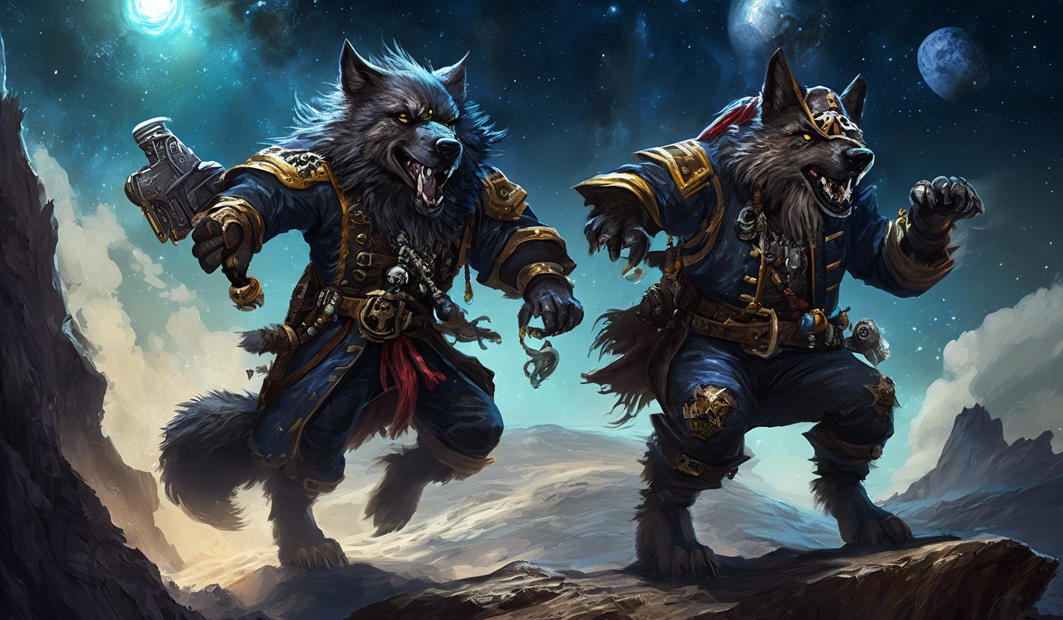 Pirate space wolf