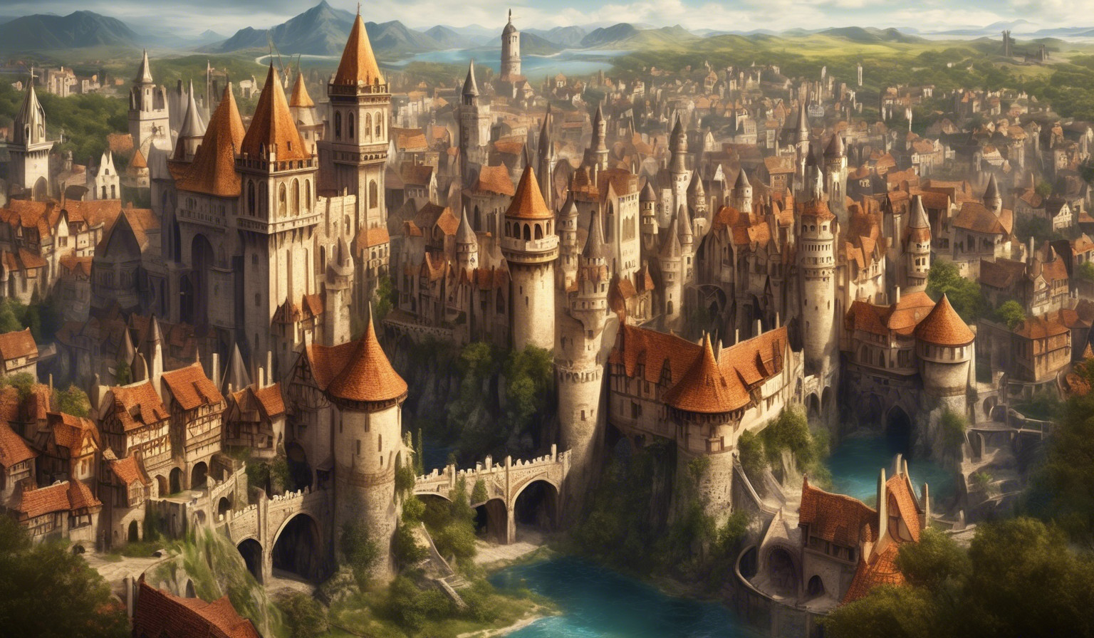 Medieval big cities