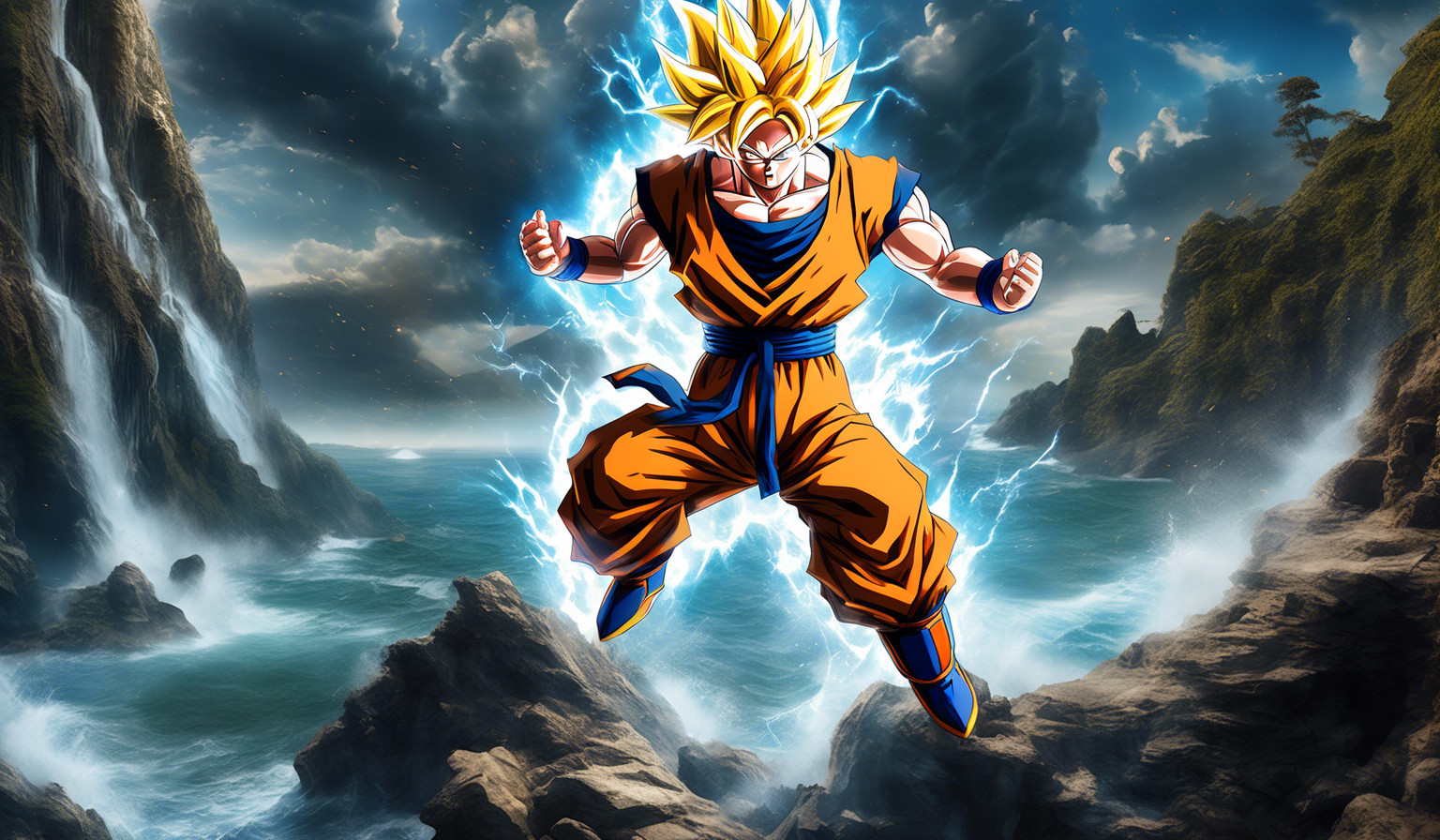 hazme una foto de goku ultrainstinto super sayayin