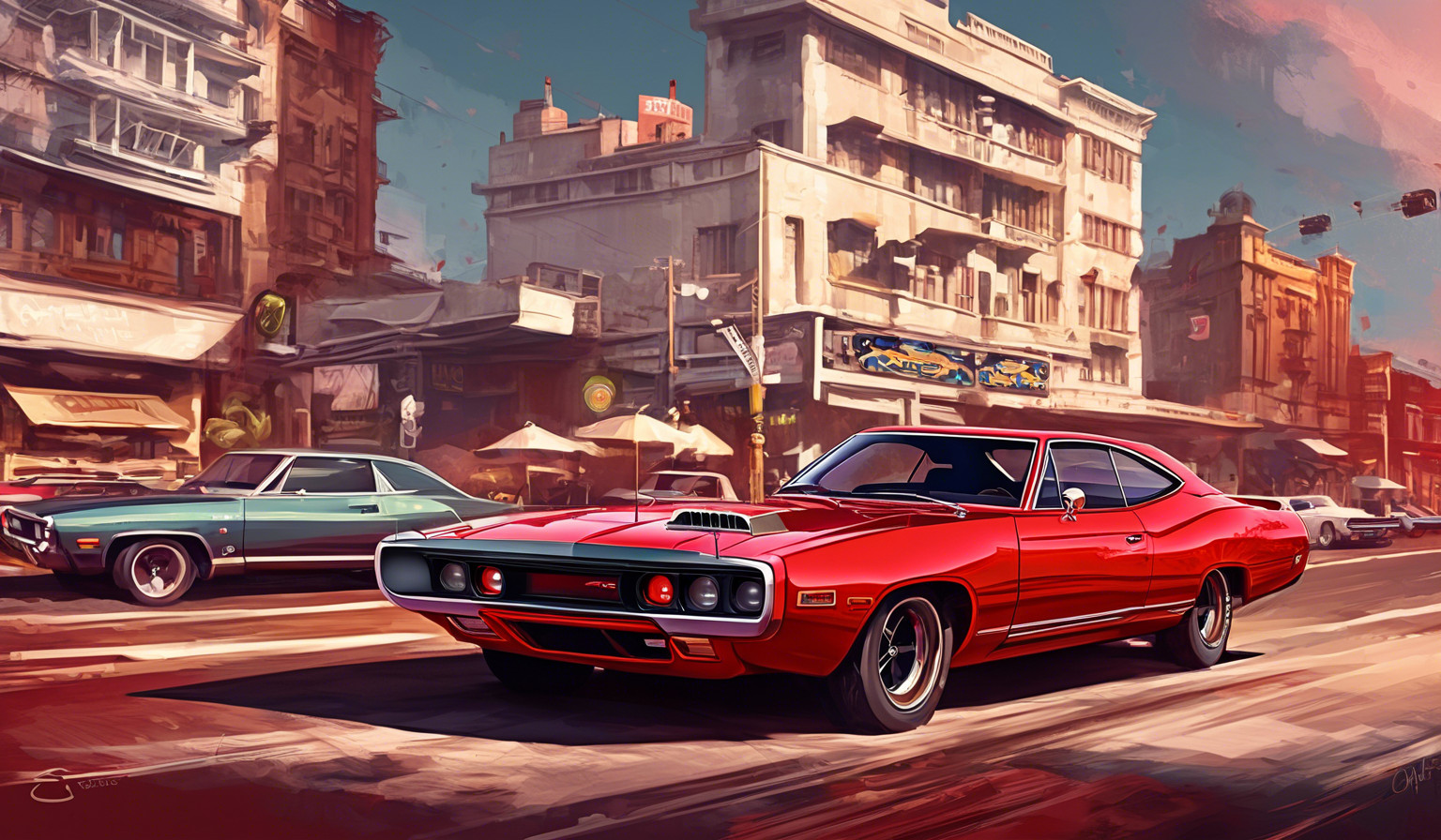 Plymouth gtx 1970 rojo