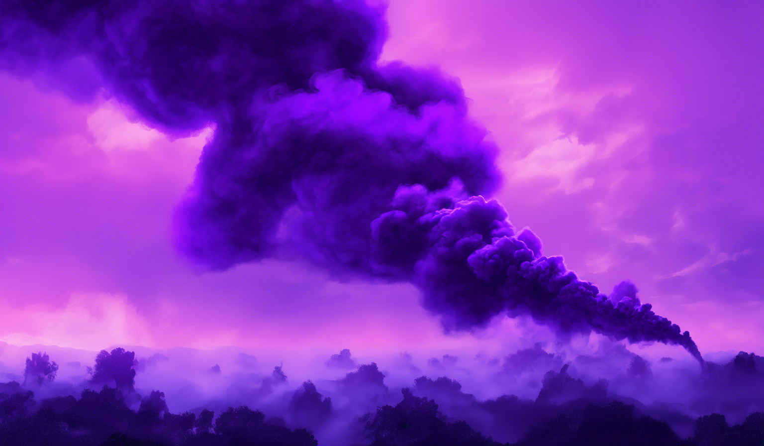 purple smoke cool looking