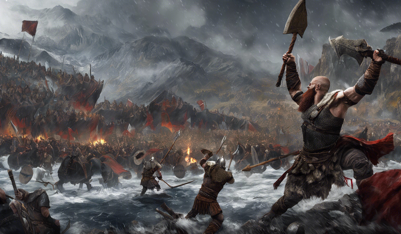 Vikings vs Kratos