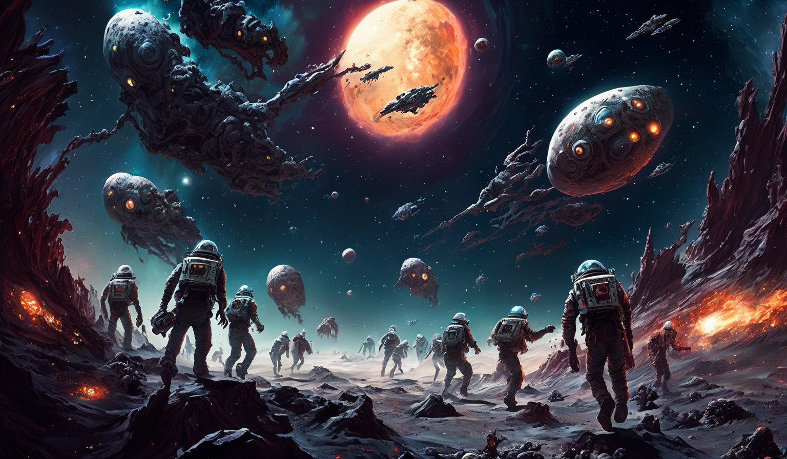 Zombies in space