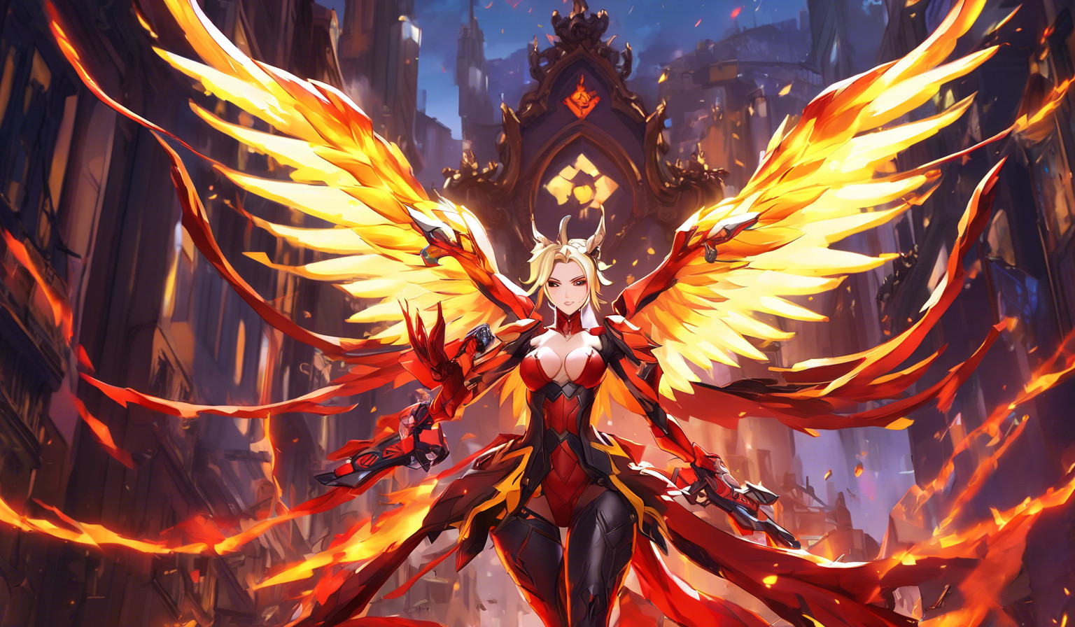 Overwatch devil Mercy Beautiful