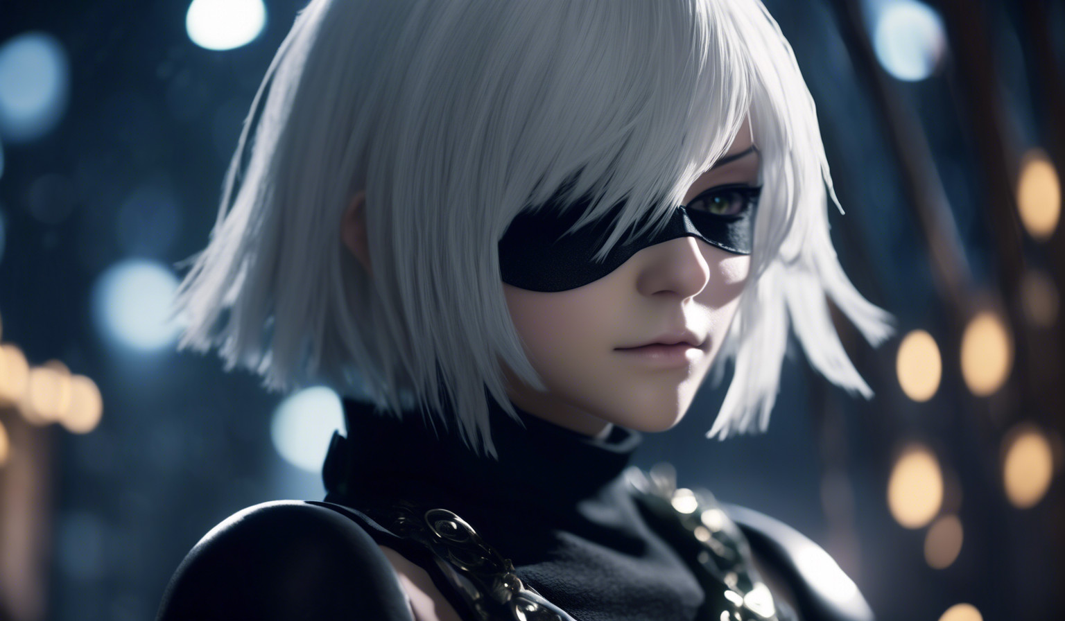 Nier automata 2b face