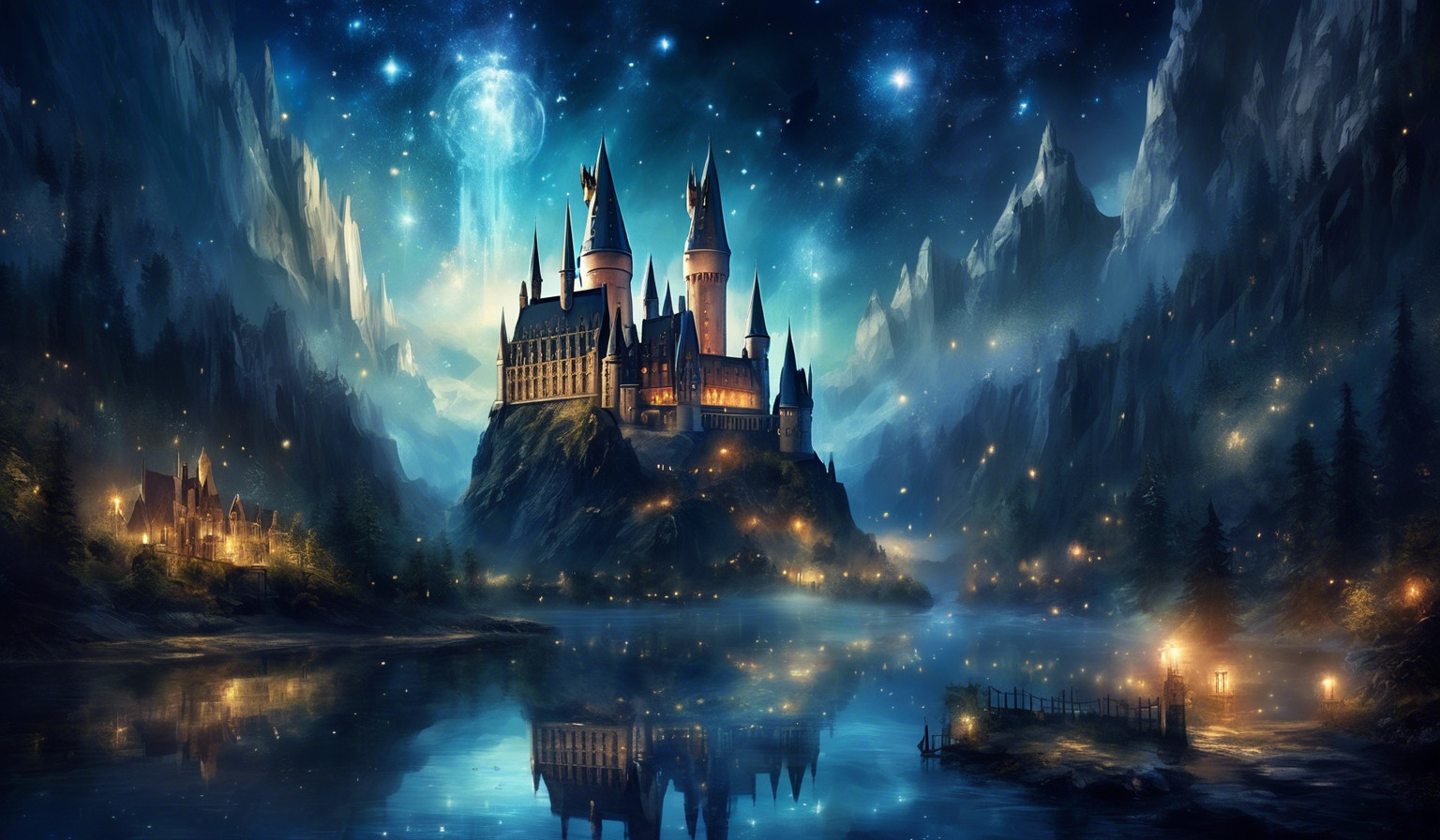 Hogwarts castle nigt