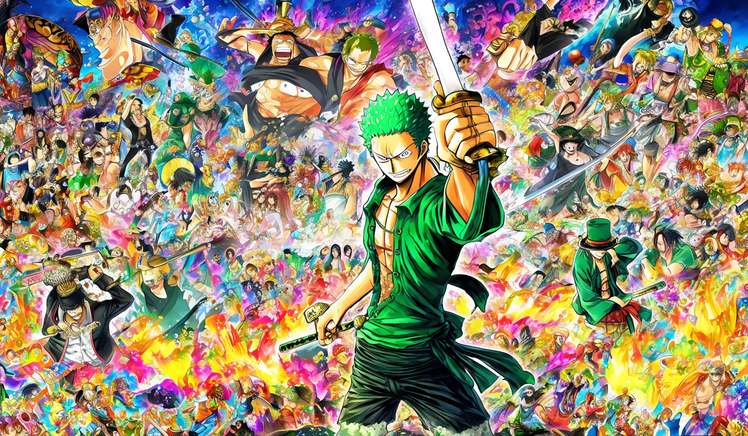 Epic Zoro: One Piece Adventure Unleashed in Vivid Colors and Dynamic ...