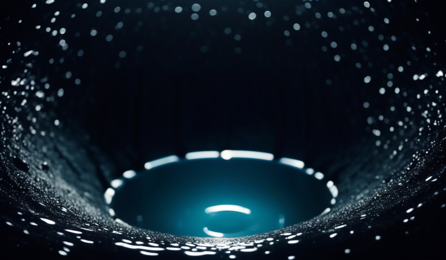 Water vortex tunnel black hole 