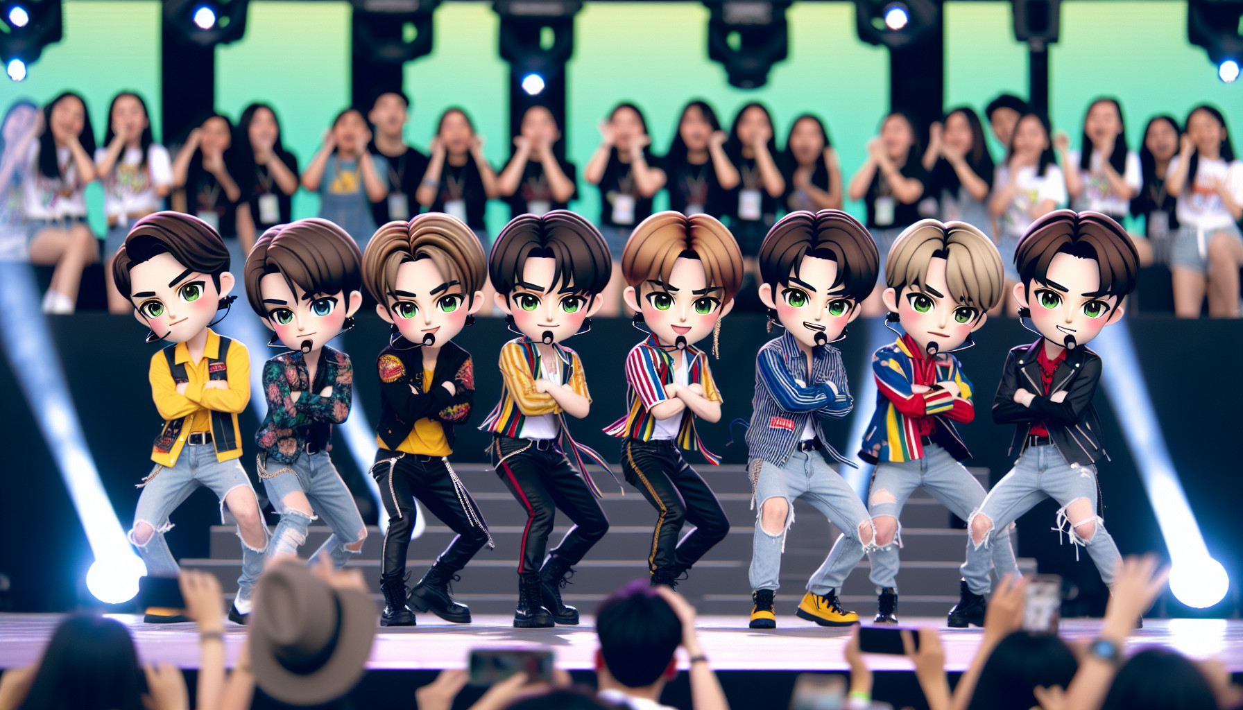 bts all members, on stage 