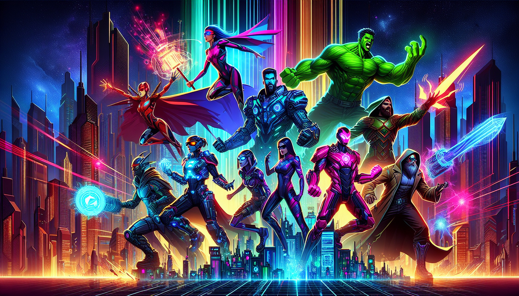Create avengers wallpapers