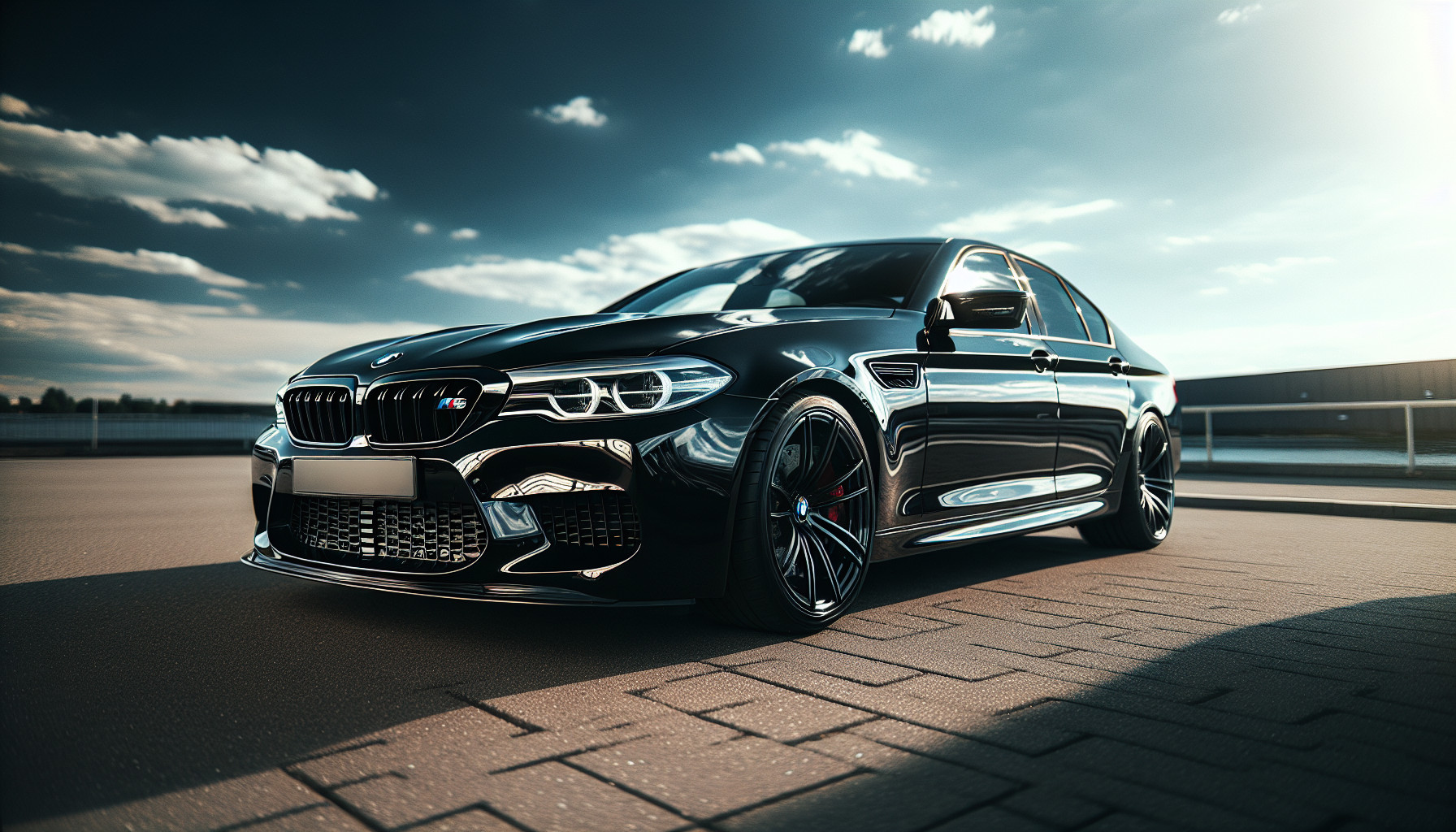 bmw  m5 black generate now.