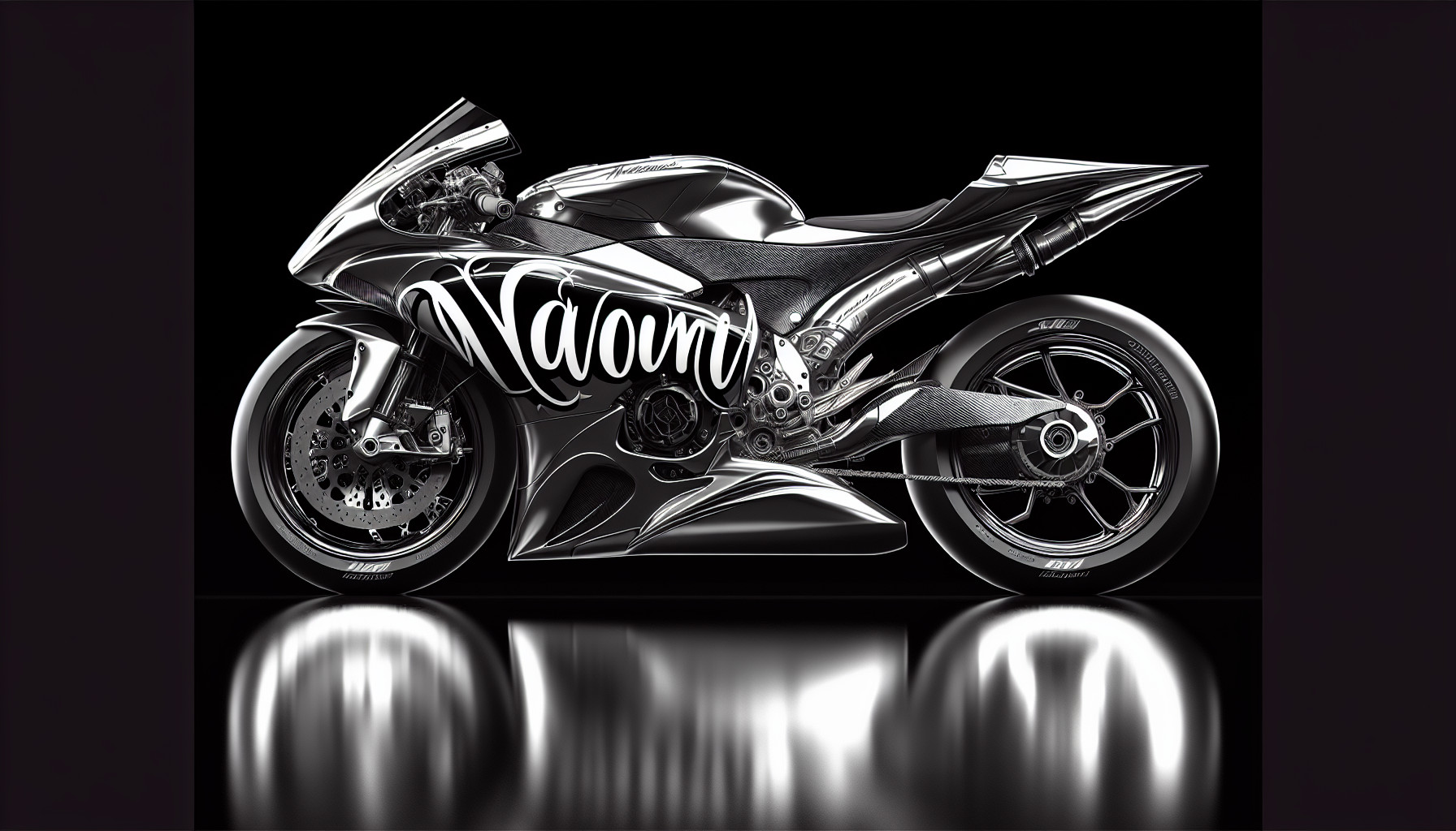 super bike with Naomi name on it