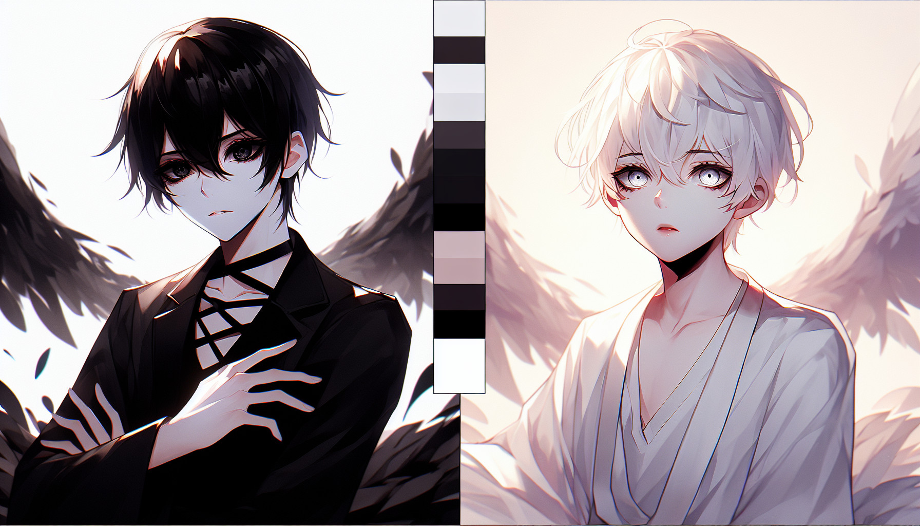 black and witthe 