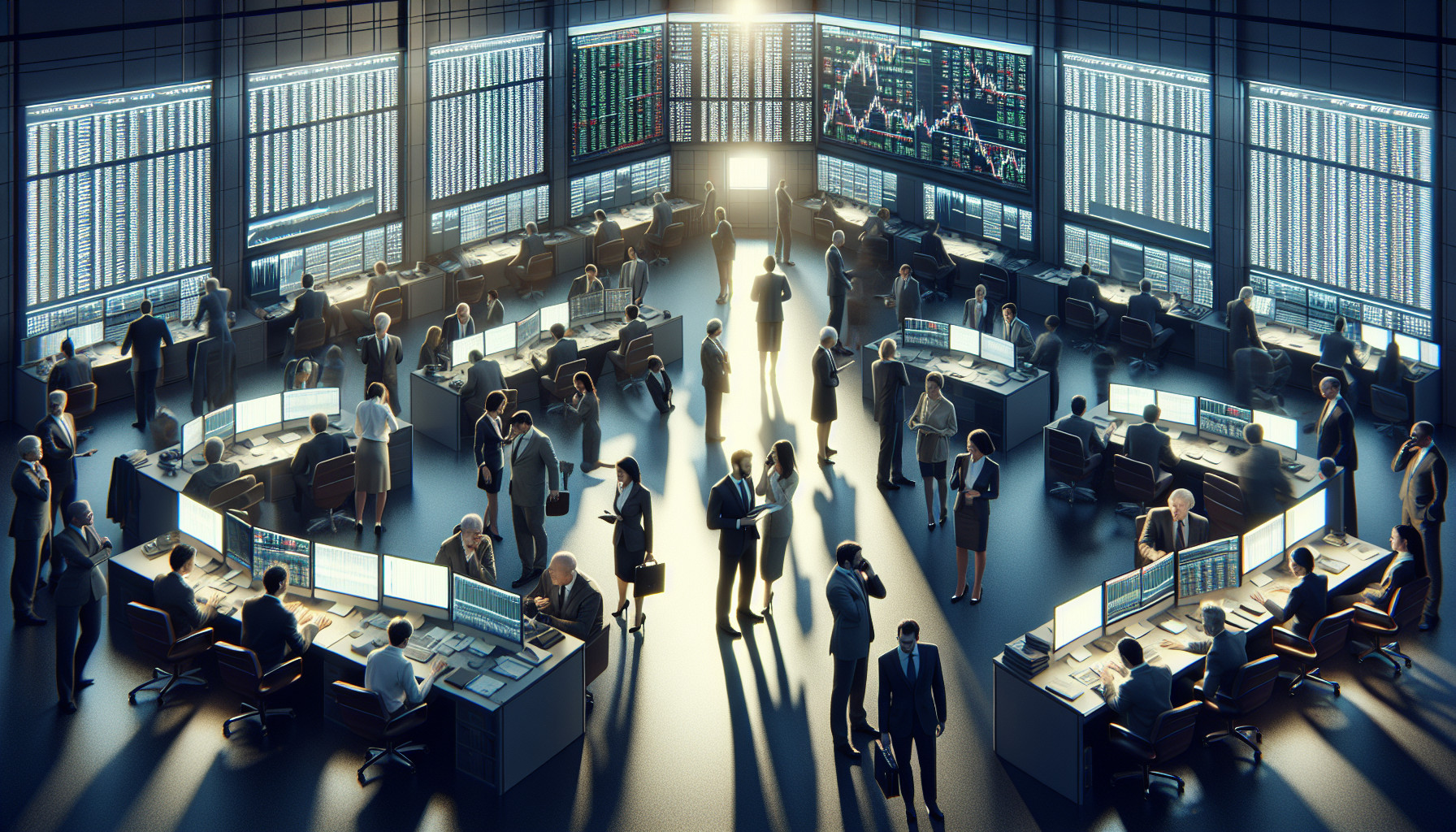 Trading in a room