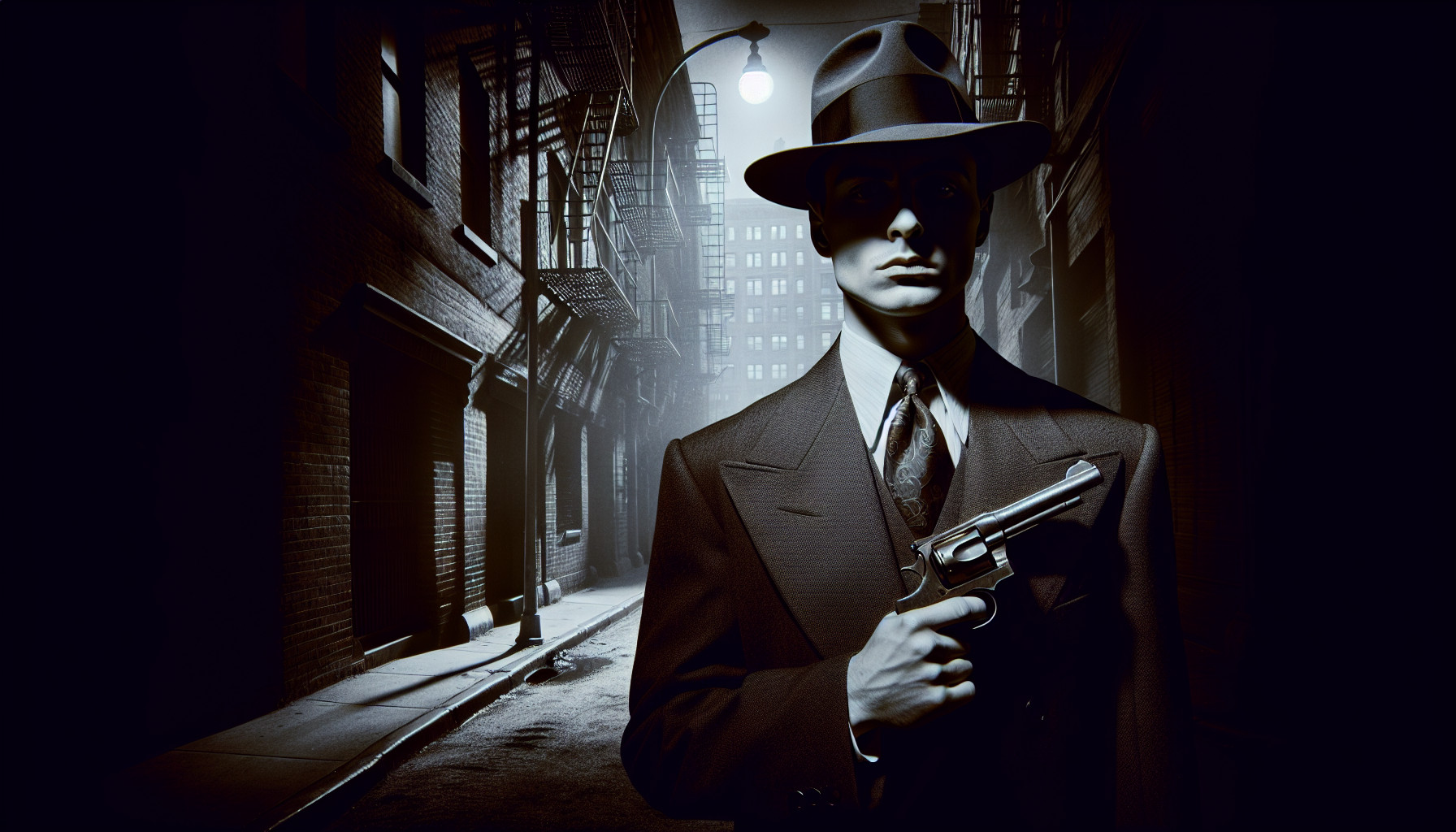 Gangster with gun
