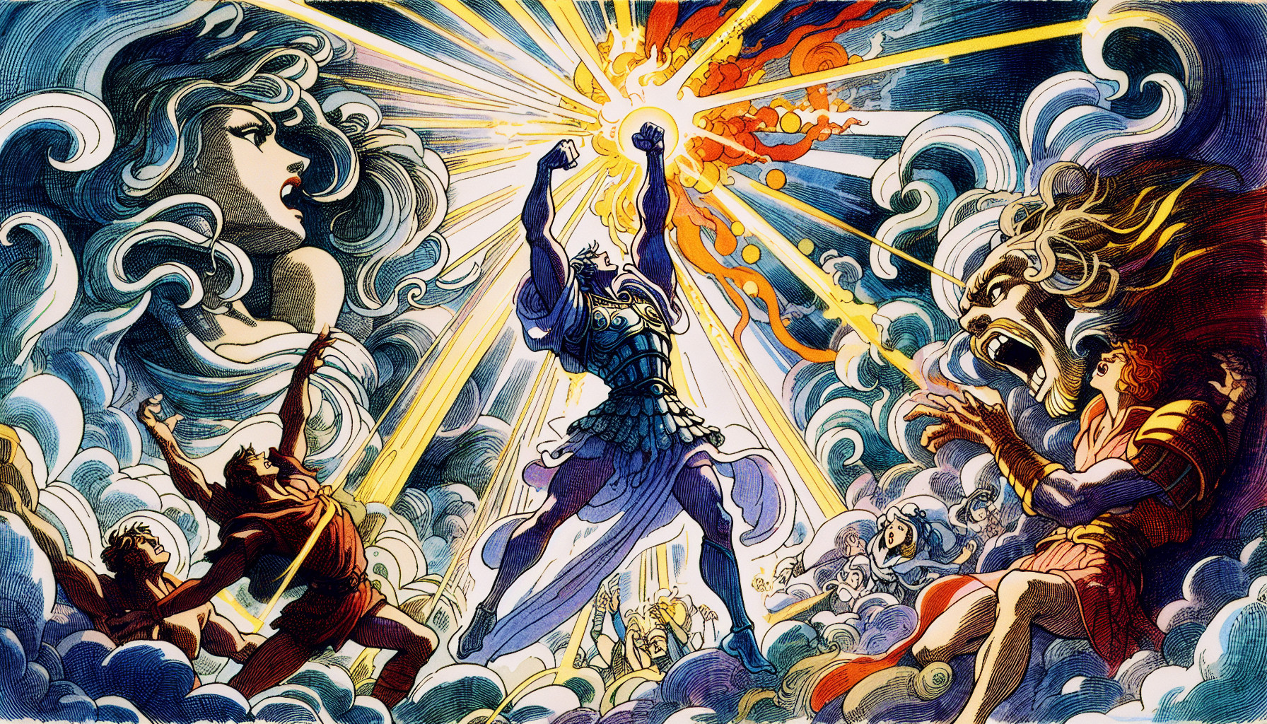 Heroic struggle magic clash