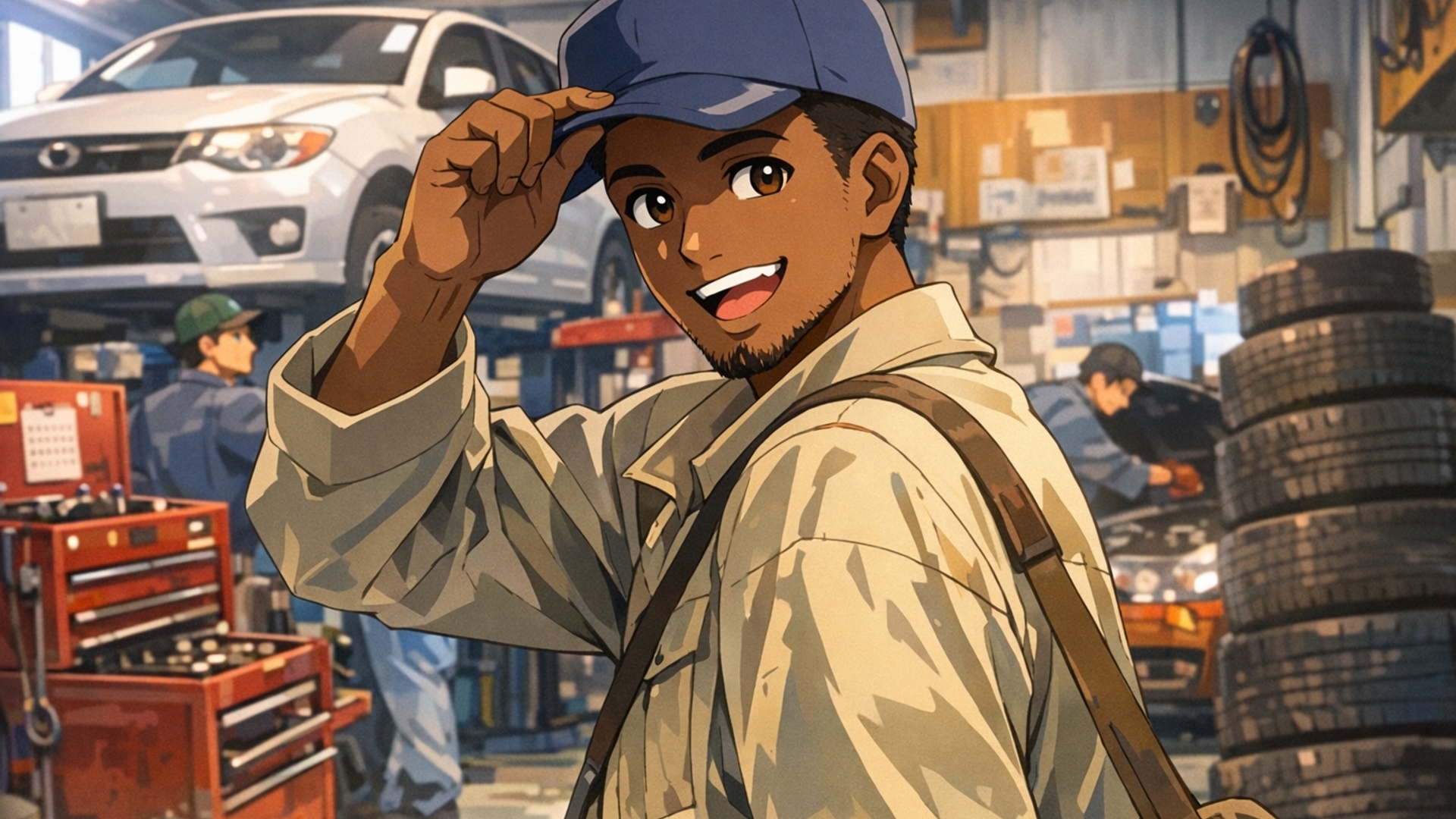MAKE VIDEO FOR SUDANESE MAN HE GETTING BACK TO HIS OLD JOB 