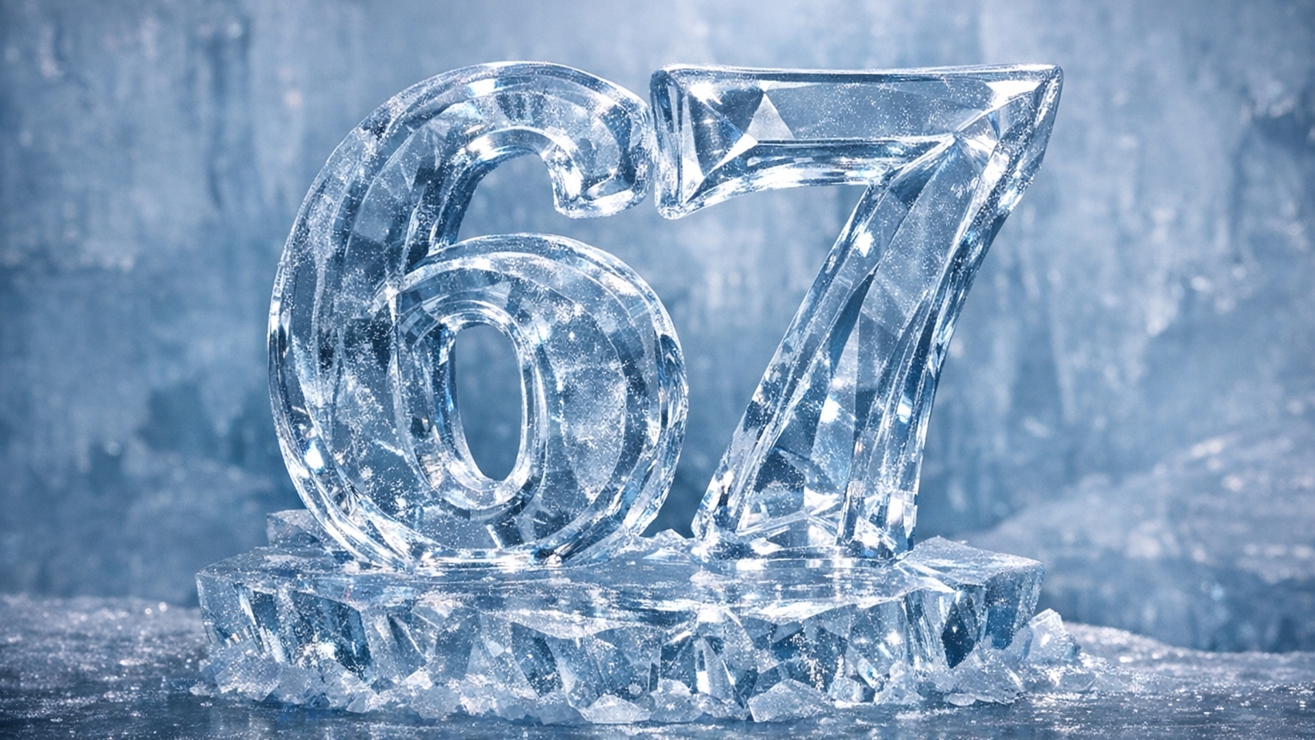 67 ice sculpture