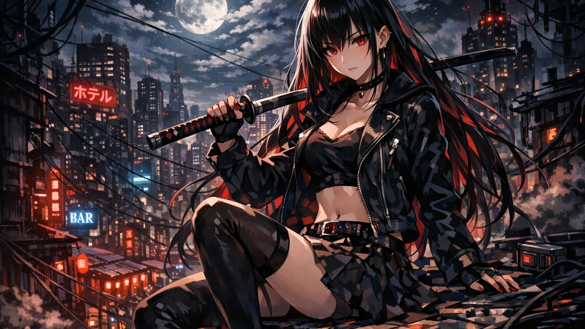 asthetic dark anime