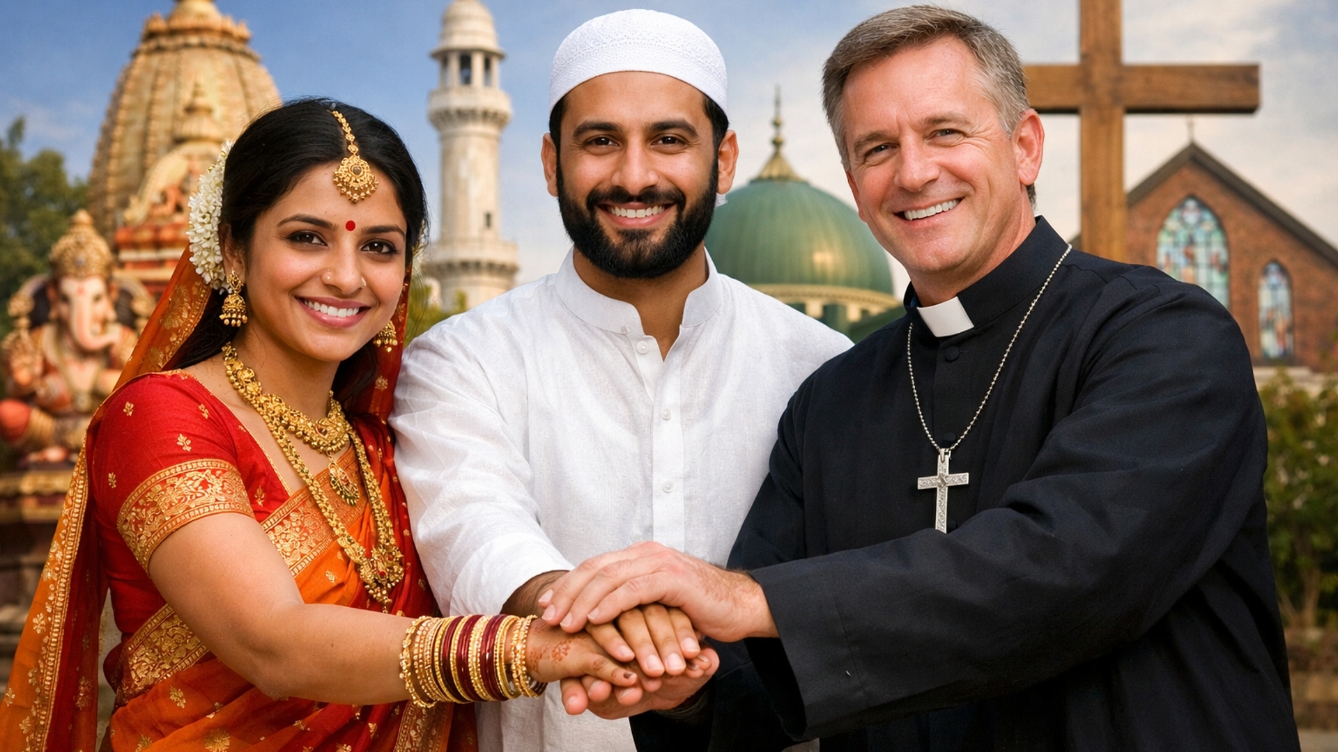 Hindu,Muslim and chirst 