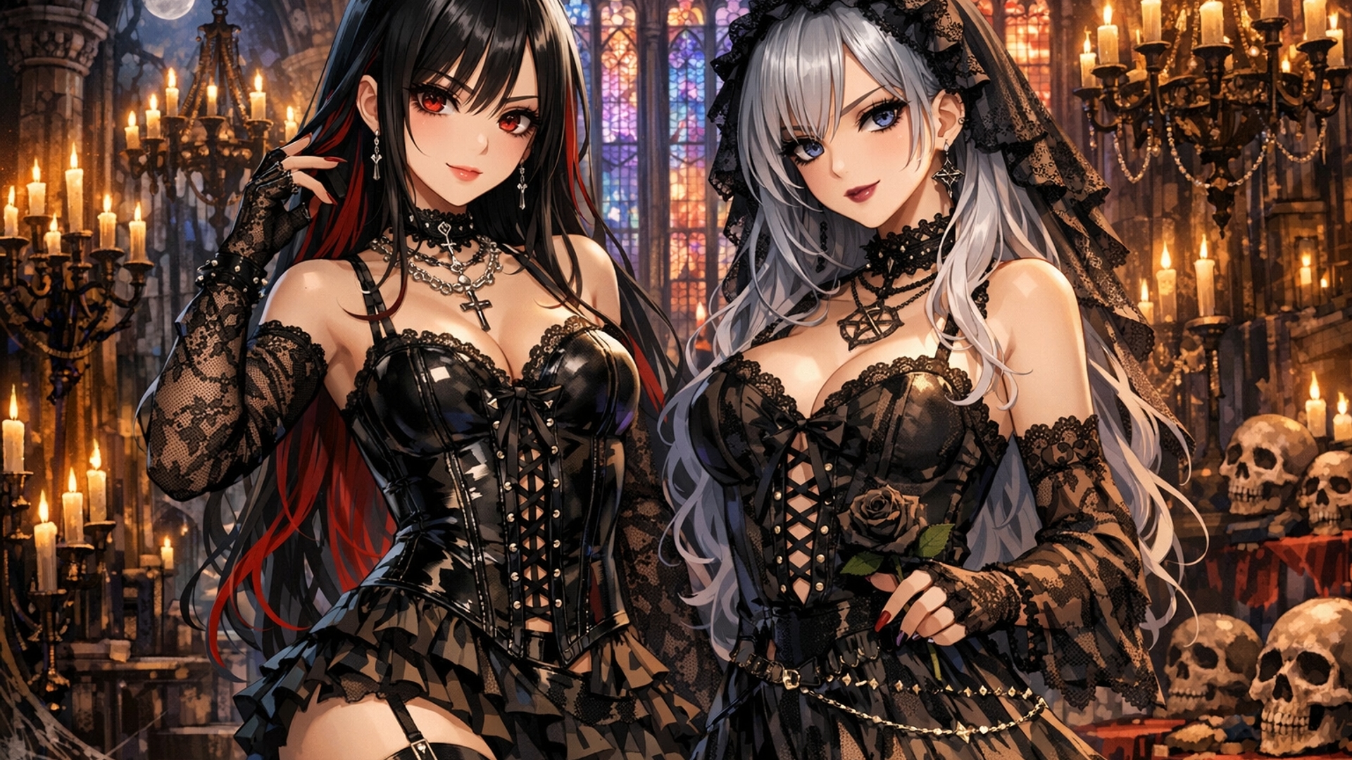 Hoty gothic women