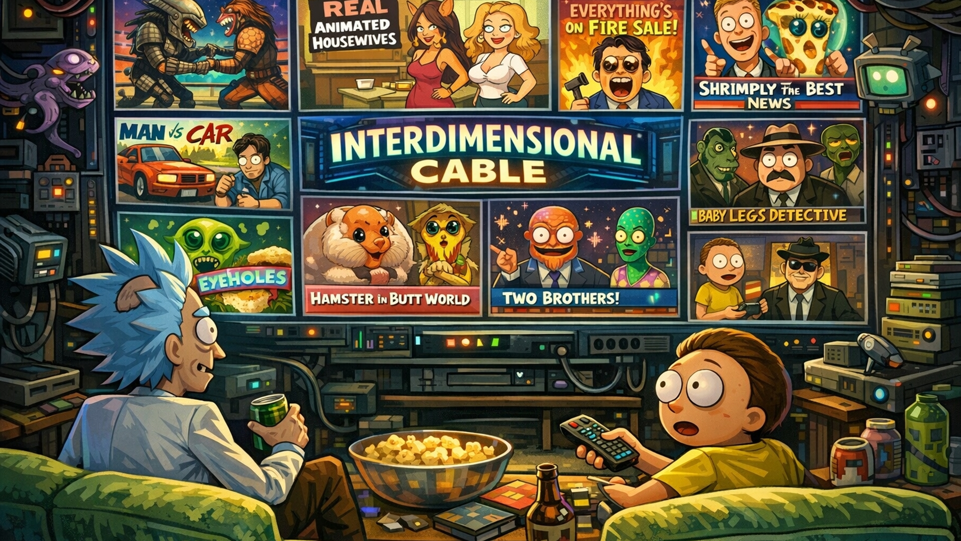 Rick and Morty interdimentional cable