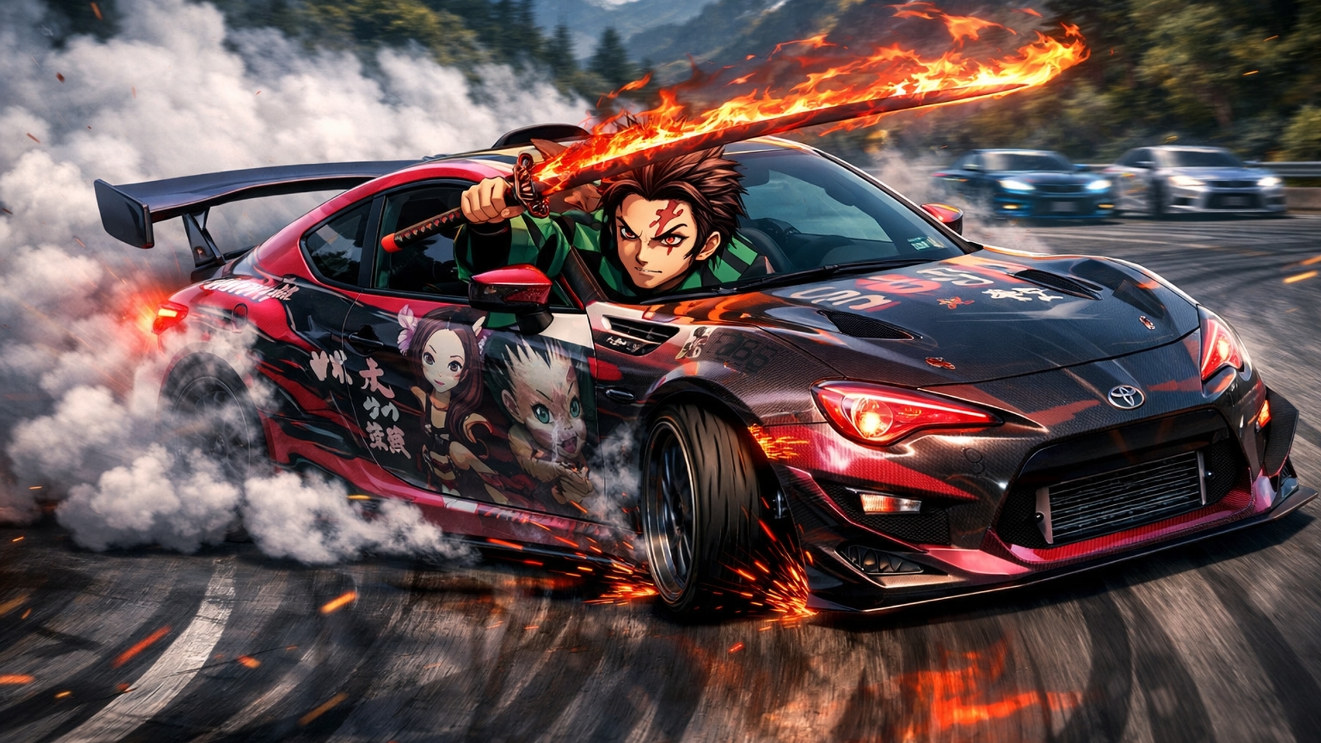 Drifting, demon slayer