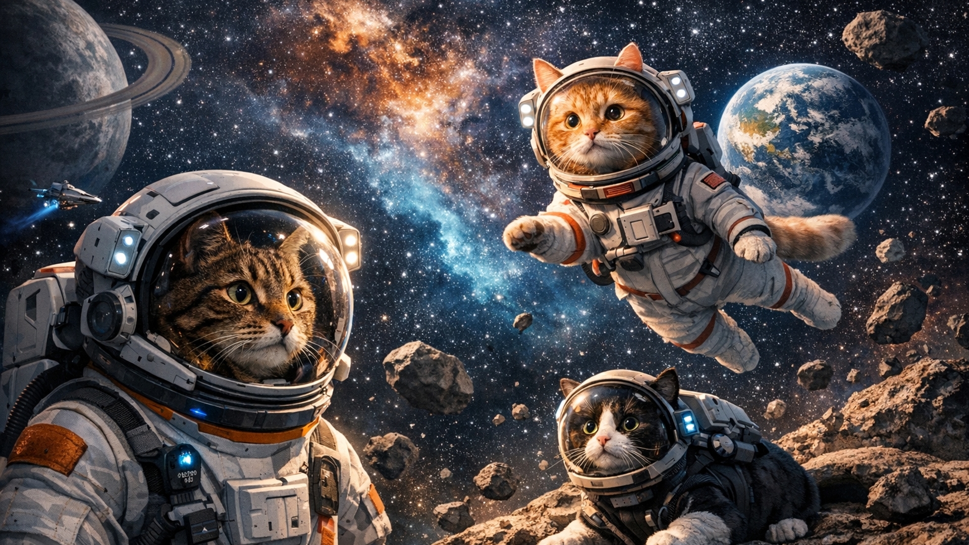 Cats in space