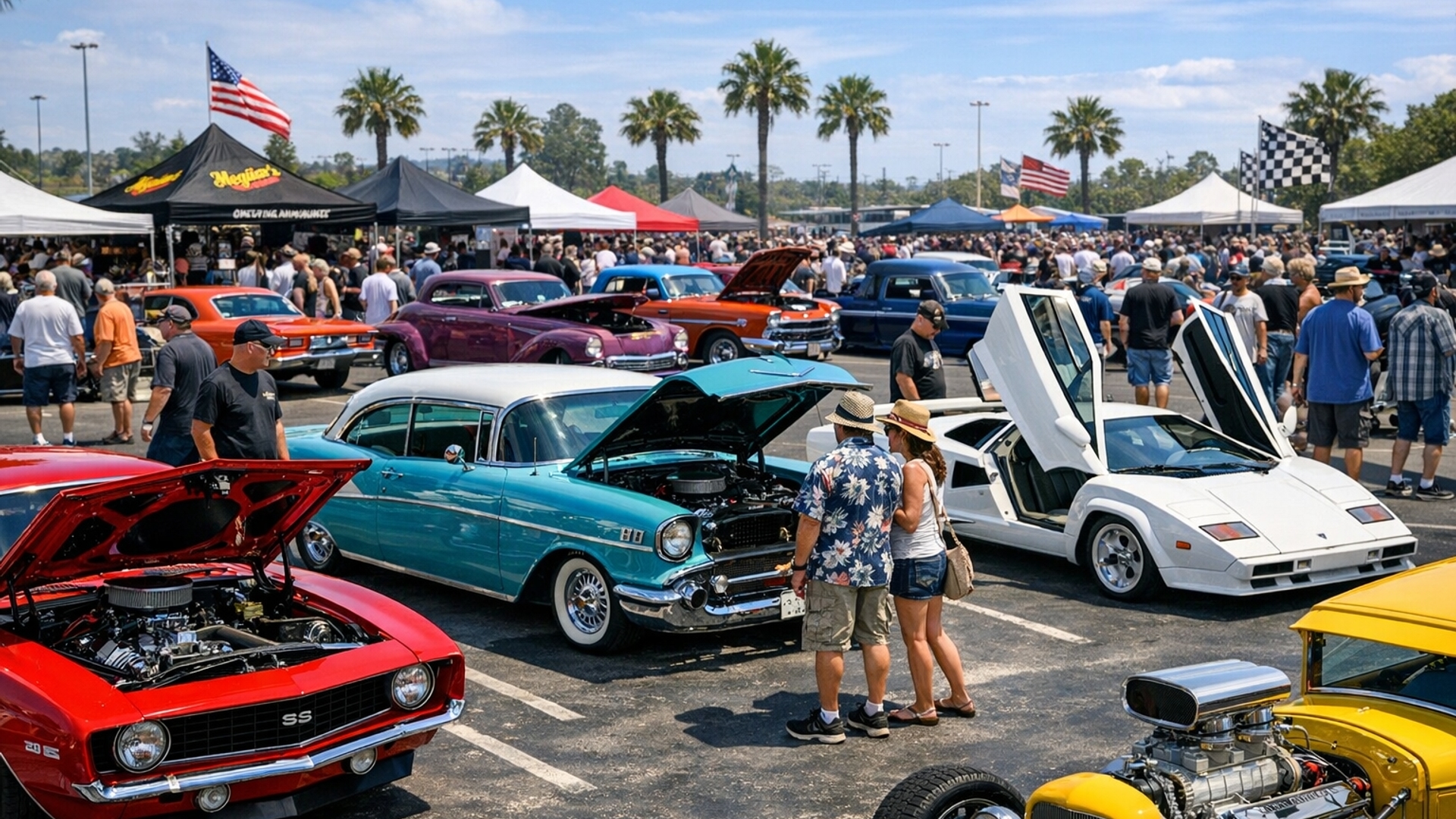 A car show