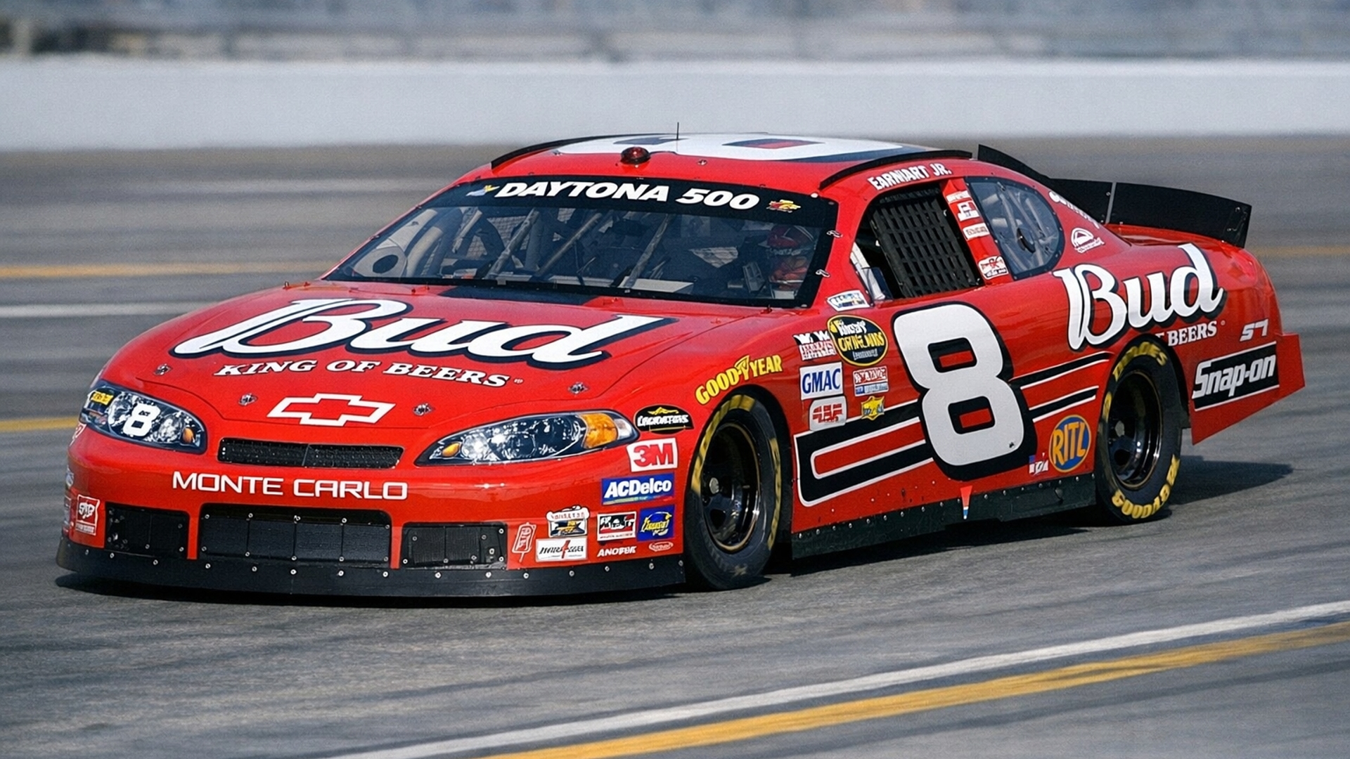 Dale Jrs number 8 Dayton 500 race car