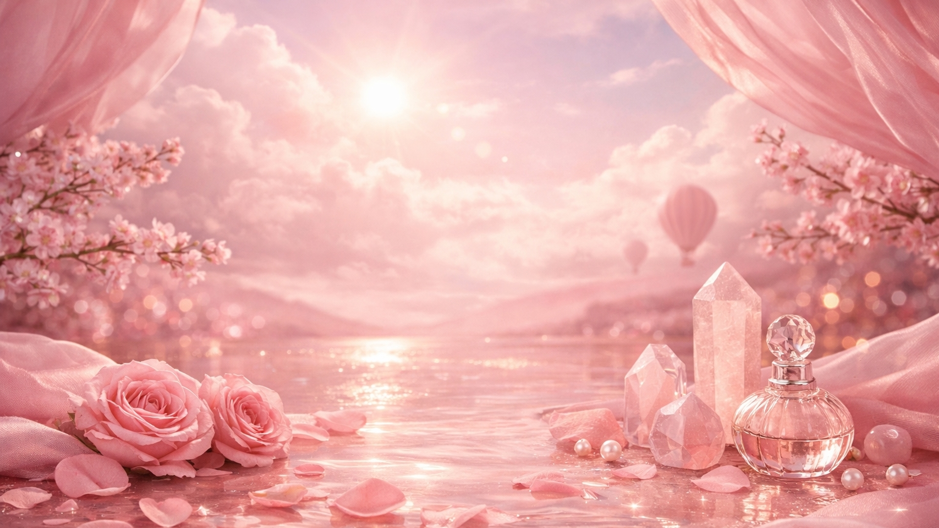 haz un fondo de pantalla en tonos rosa