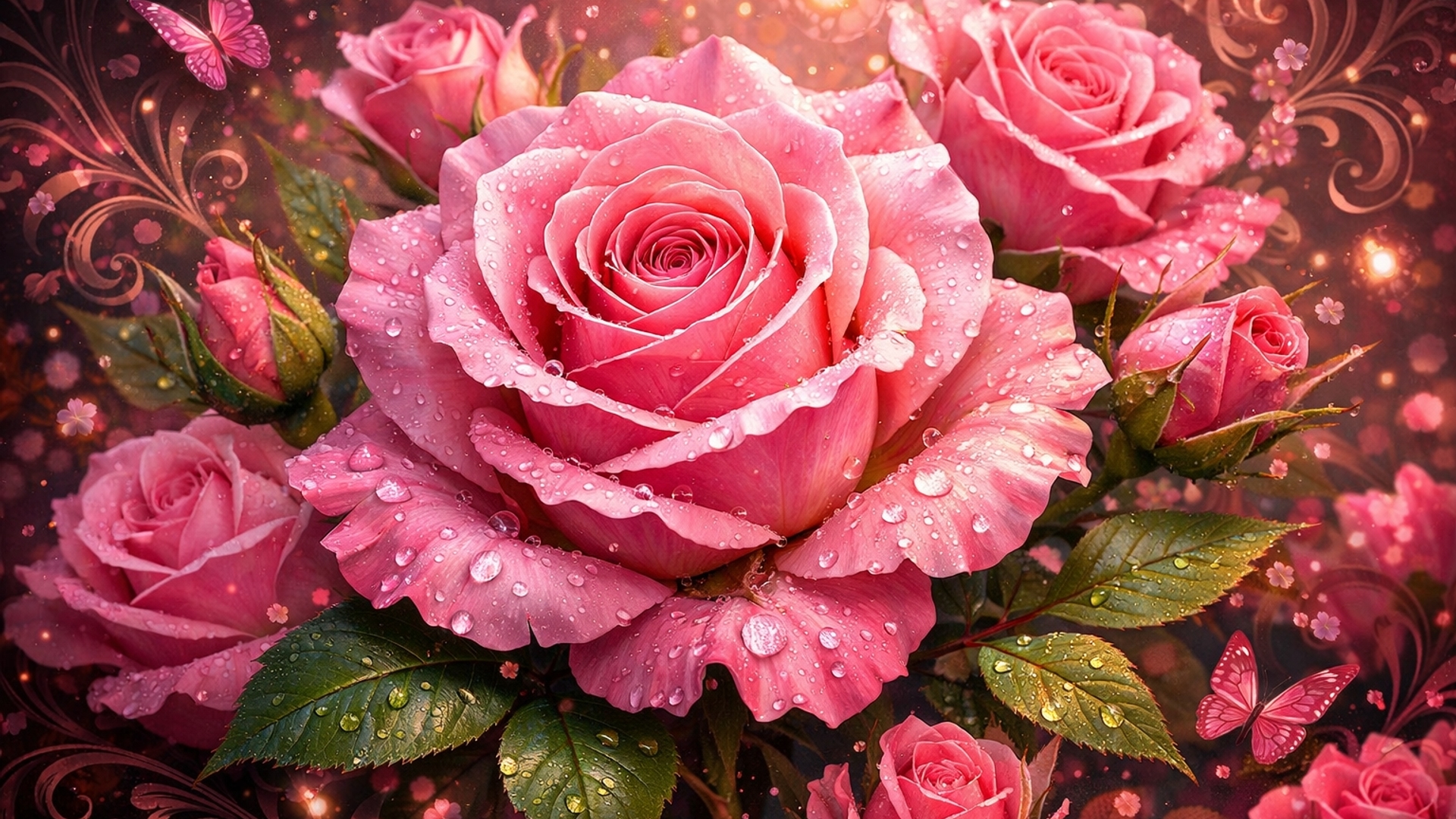 rosa wallpaper 4k