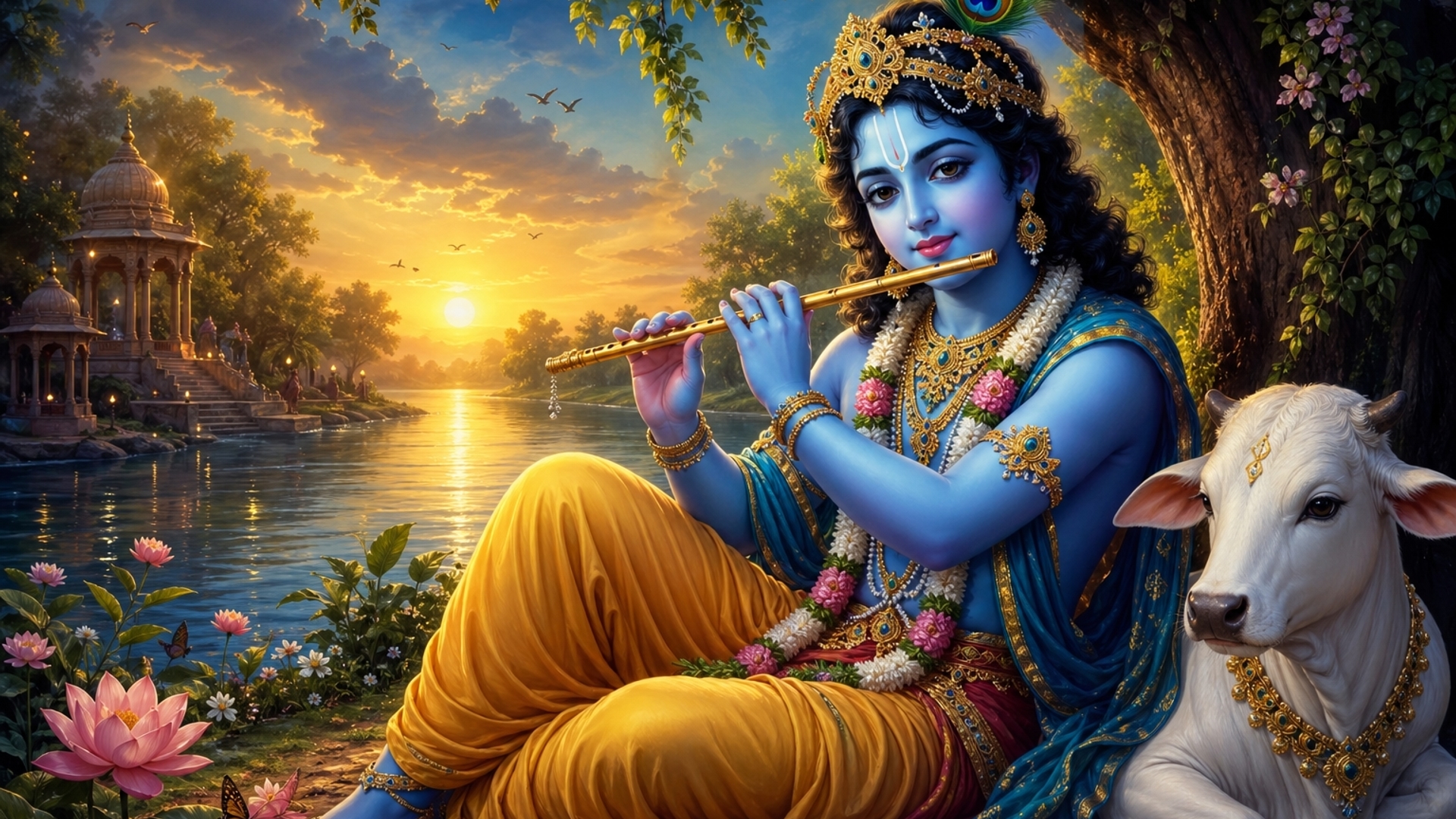 shree krishna wallper
