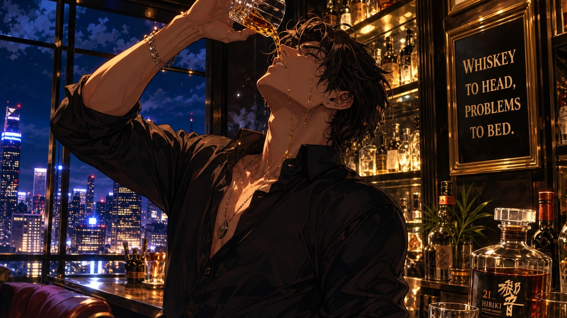 Whiskey to head