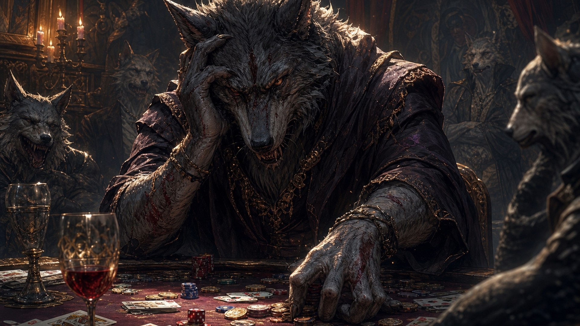 Gambling addicted werewolf