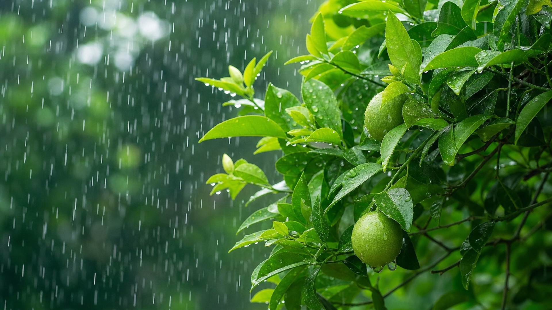 Lime Green Rain HD