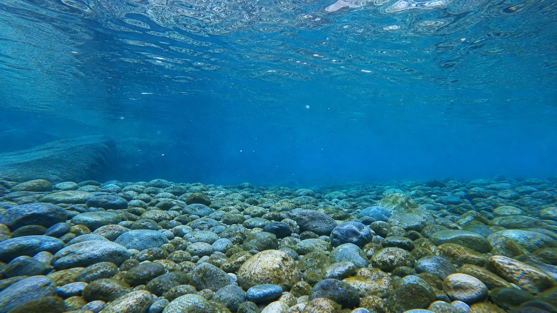 underwater blue river hd