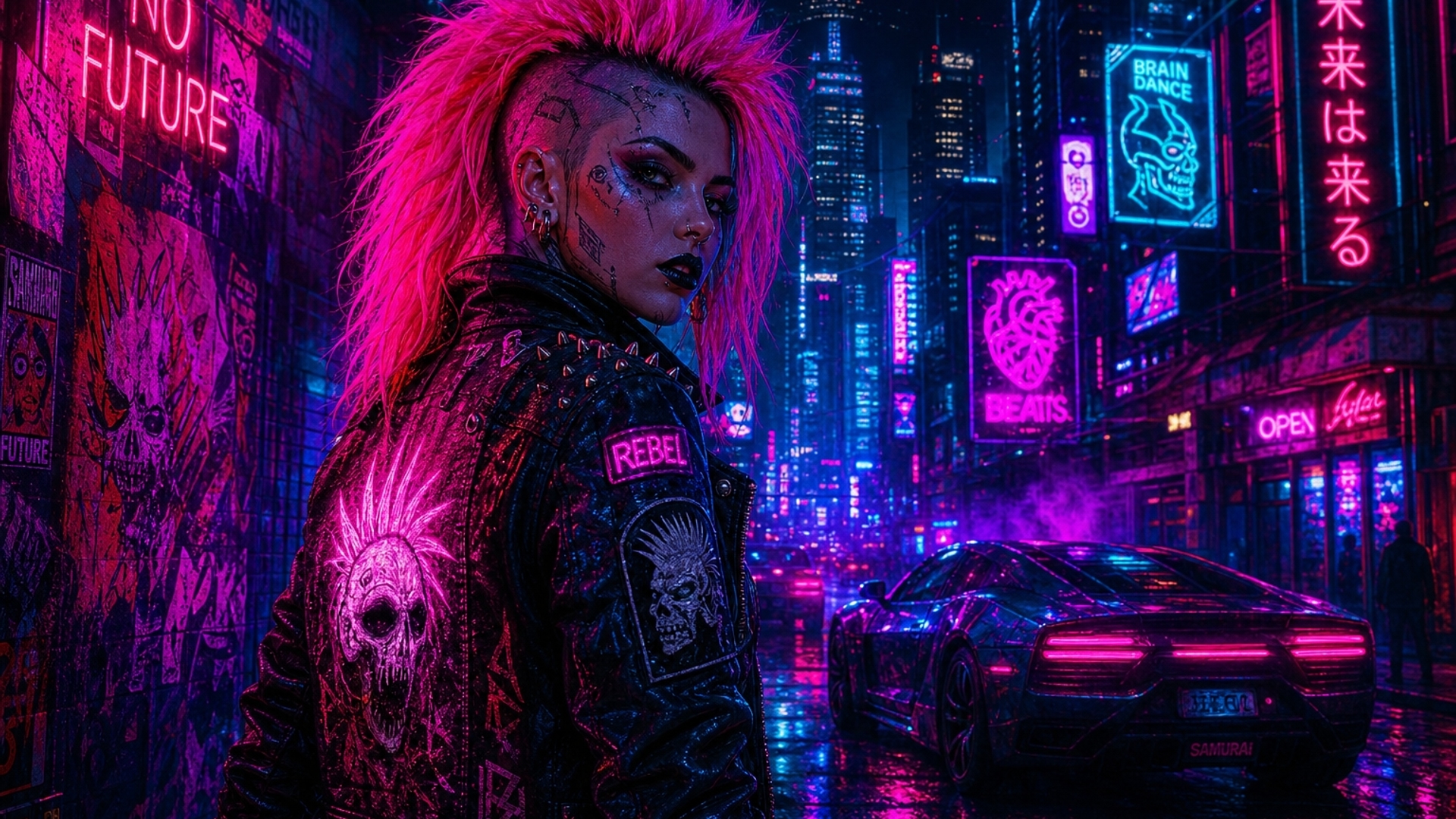 punk neon