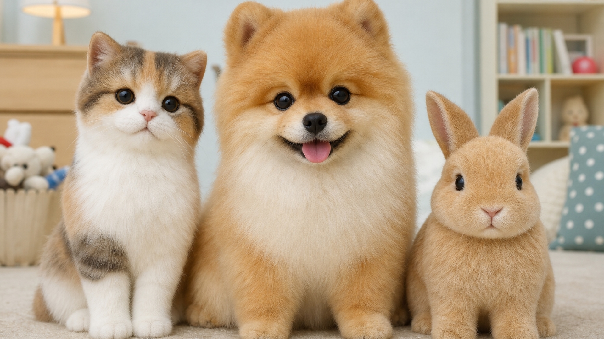 3D fuzzy animals
