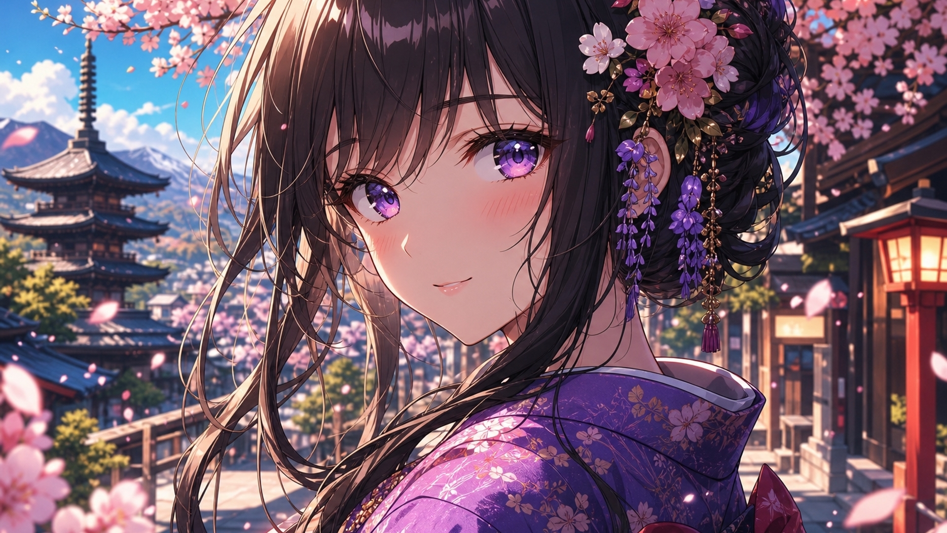 a gorgeous beautiful anime girl face
