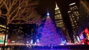 Xmas lights in NYC